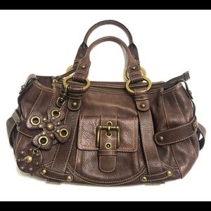 Isabella Fiore Chocolate Brown Hobo Bag & Wallet